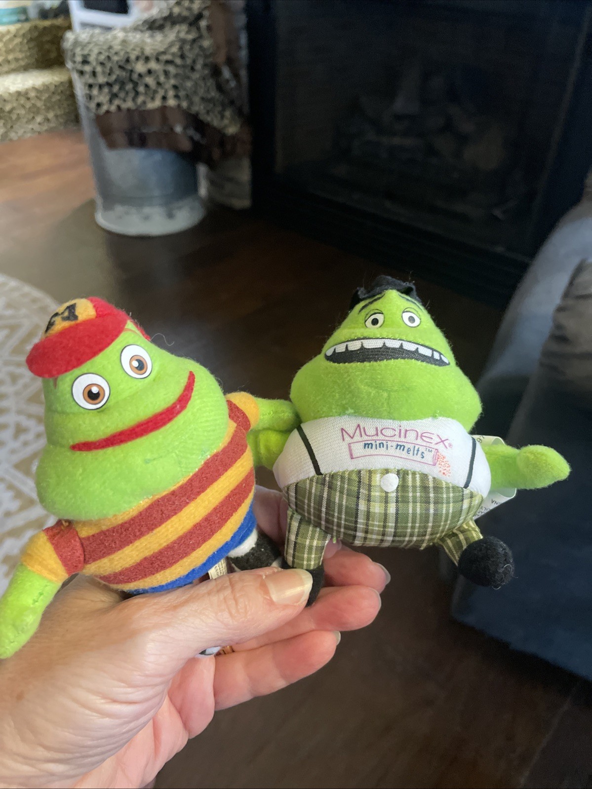 Mucinex Mr Mucas Mini Melts Green Toy Pharma Drug Rep Promo Ad Marketing Vtg Set