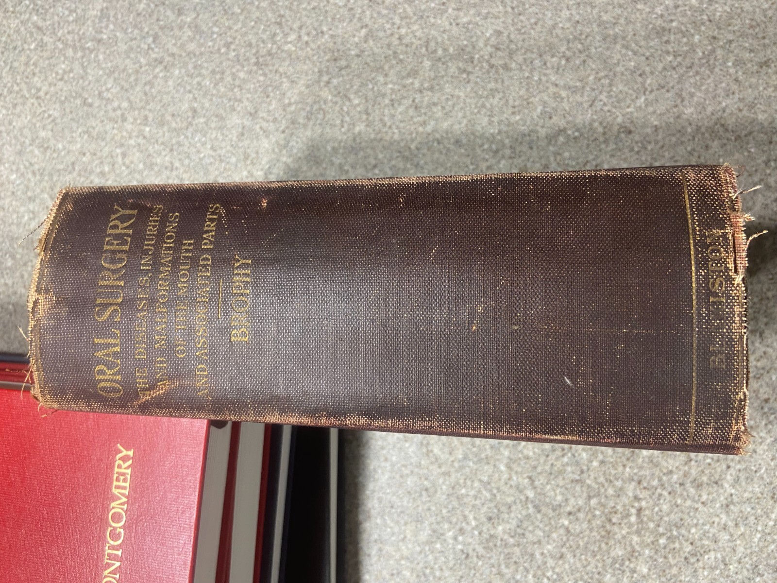 RARE Oral Surgery 1915 Illustrated Medical Dentistry Disease Truman W Brophy