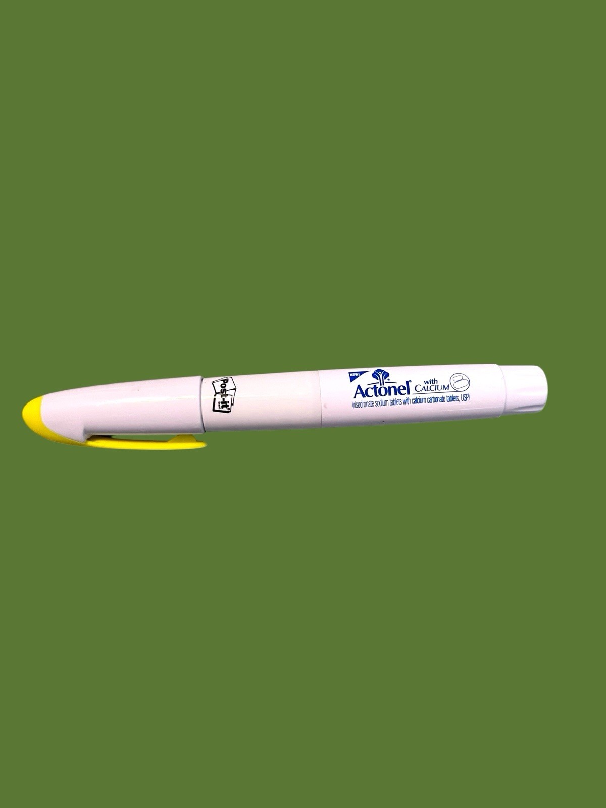 Drug Rep Actonel Pharmaceutical Advertising Highlighter Post It Marker Works