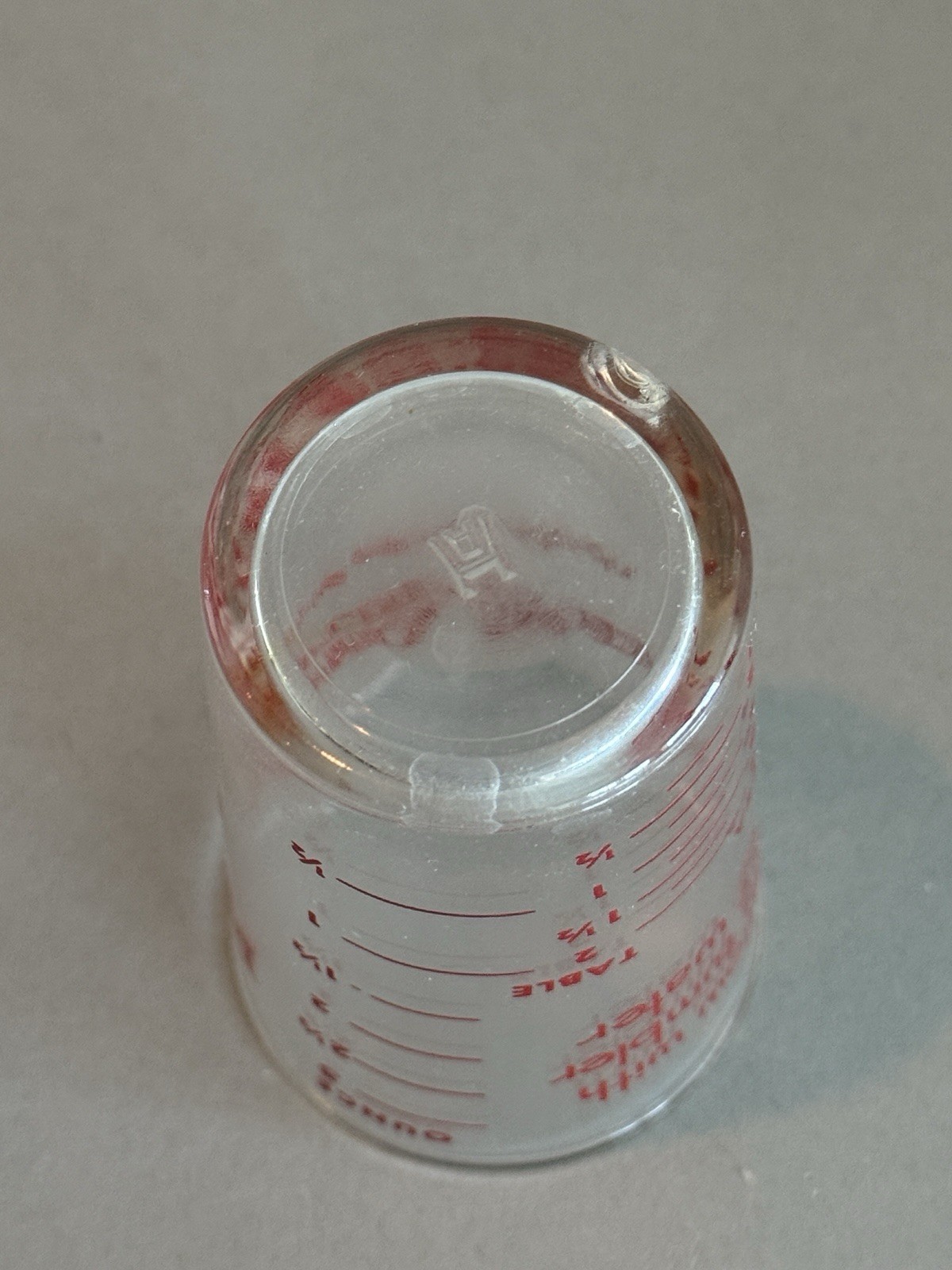 Vintage Medical Glass Phospho-Soda (Fleet) Shot Glass Measuring Cup