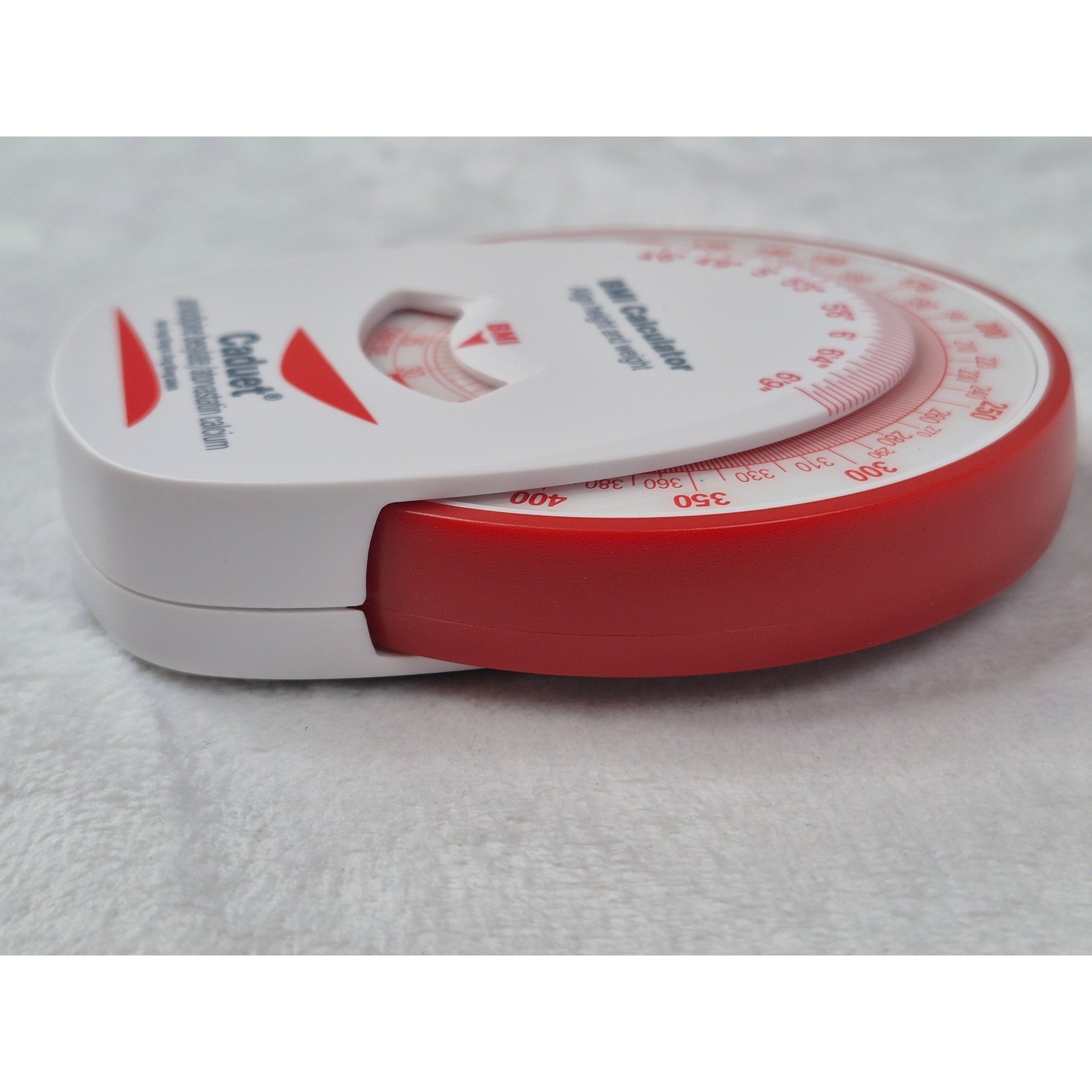 Caduet BMI Calculator Unisex OS White Red Wheel Pharmaceutical Promo Magnet EX