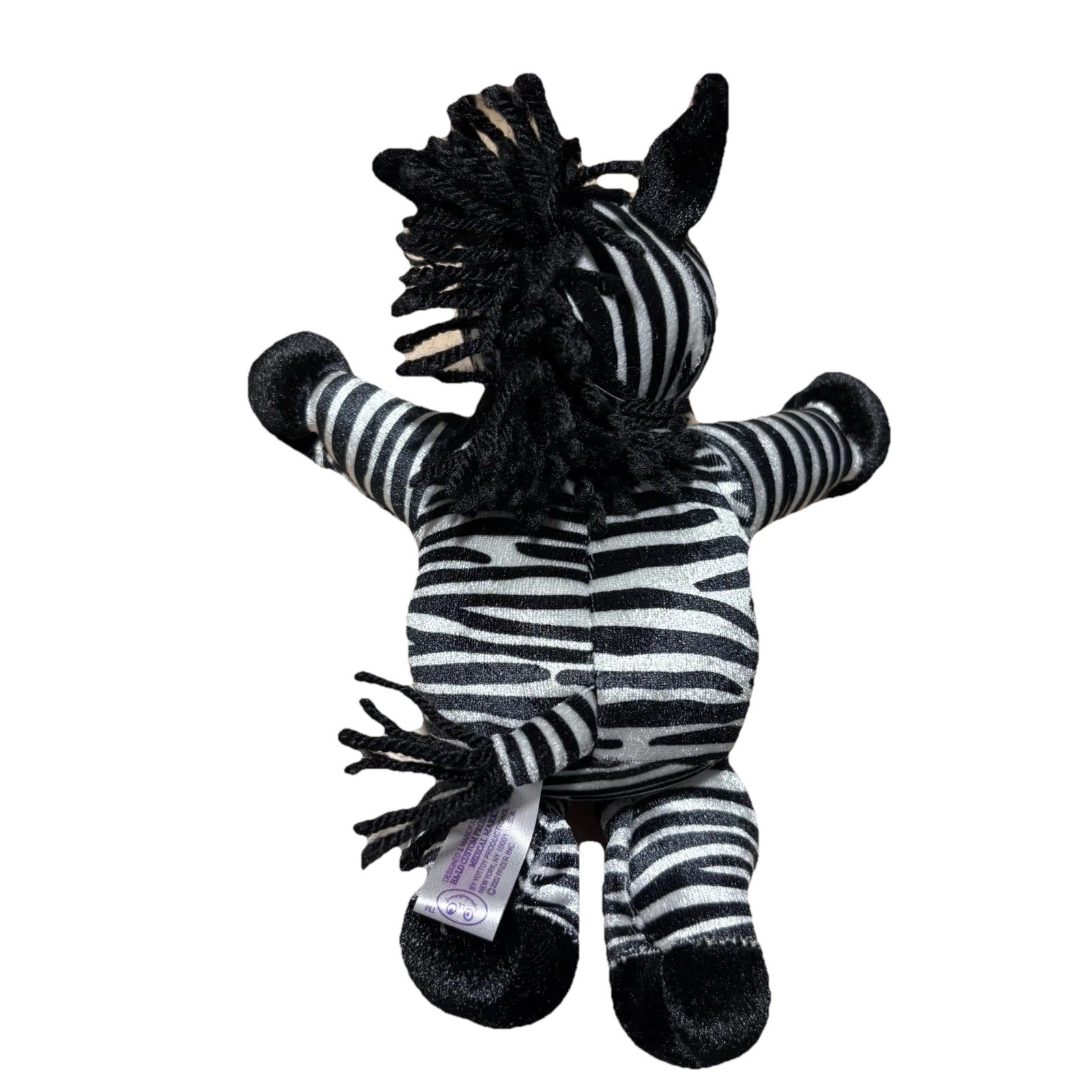 VTG Zebra Plush Advertising Drug Rep Pharma Stuffed Animal Zithro Pfizer 2002