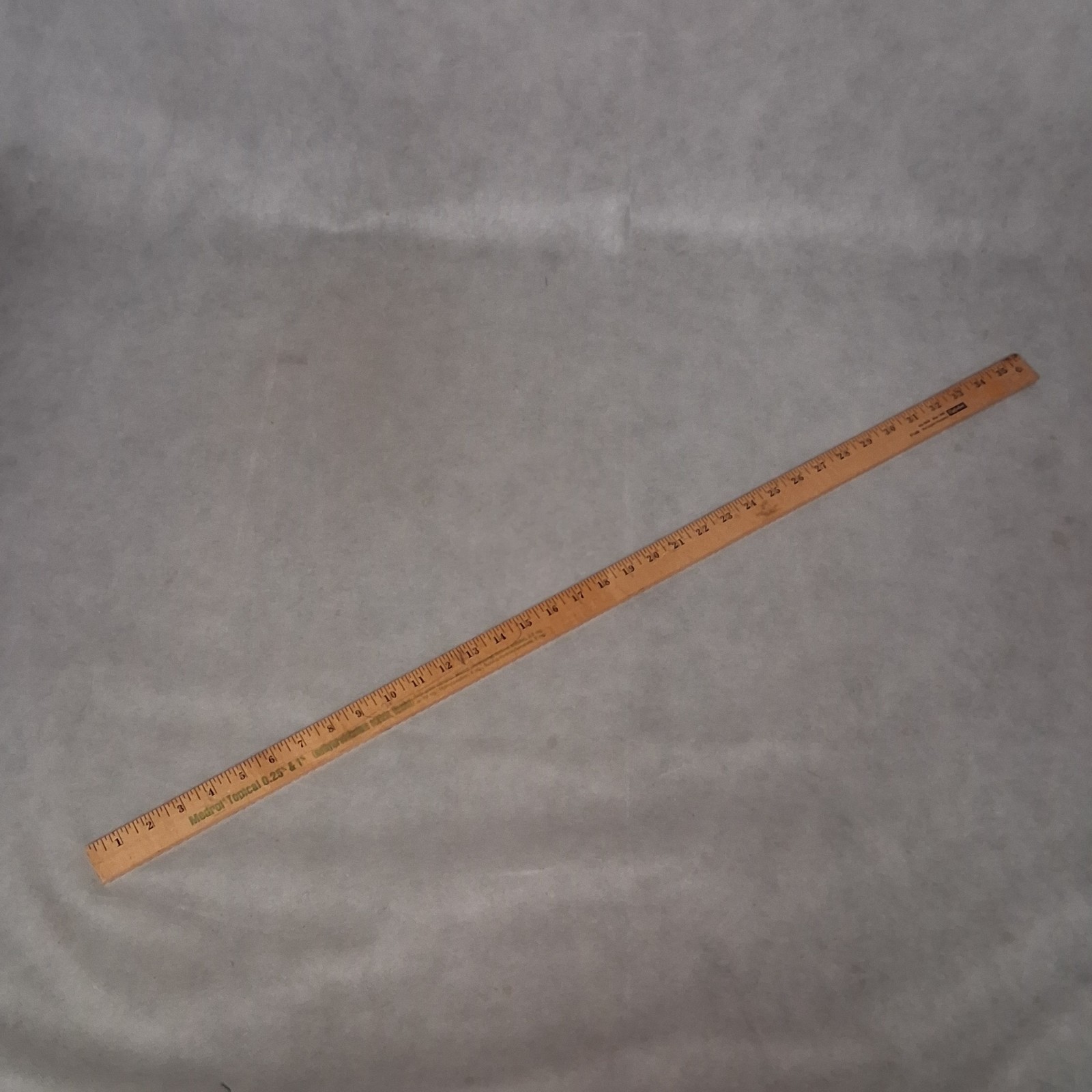 Vintage Pharmaceutical Medrol Advertising Wooden Yard Stick 1968 UpJohn