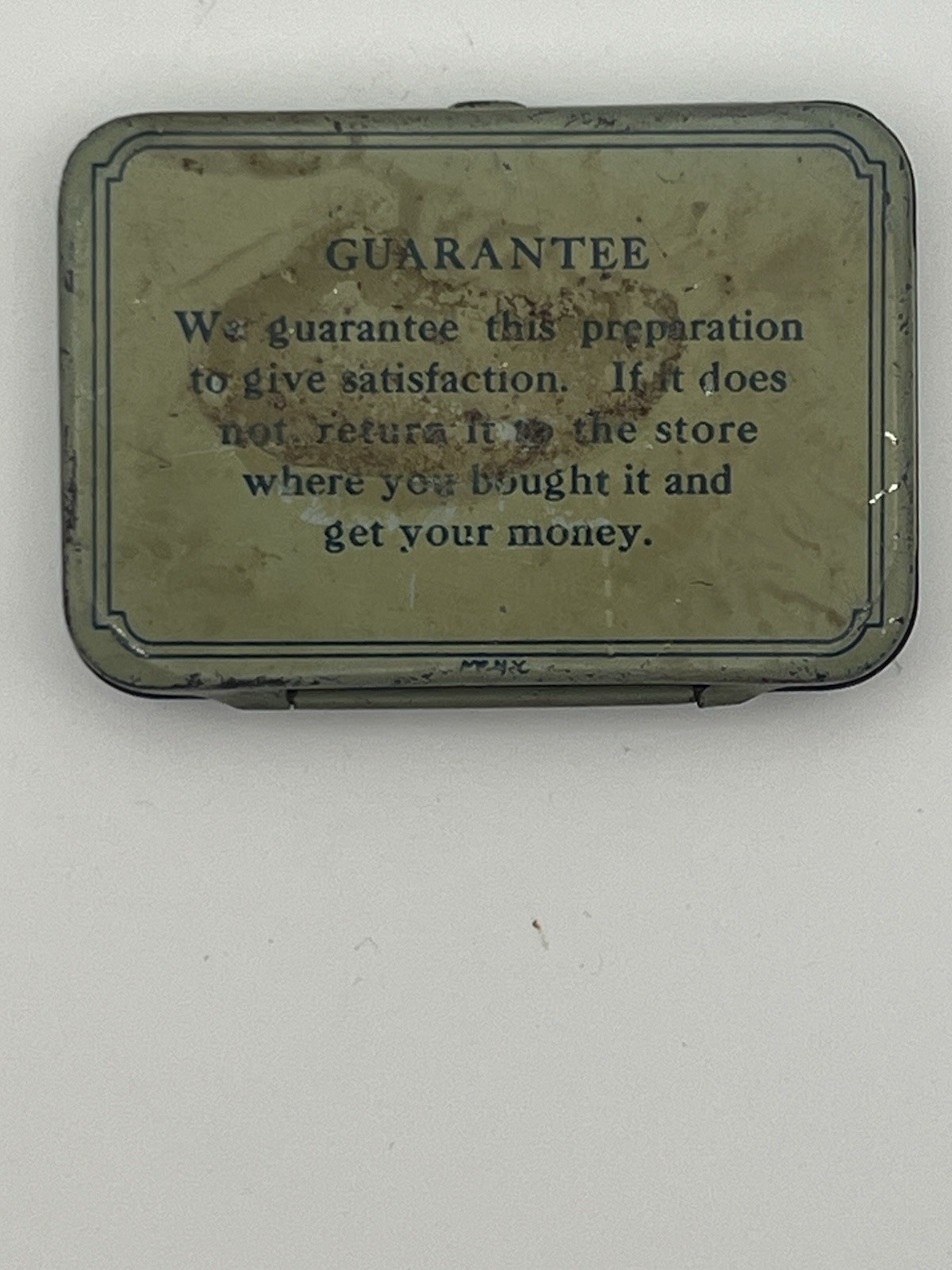 Vintage Rexall Laxative Cold Tablets Tin United Drug Company Empty