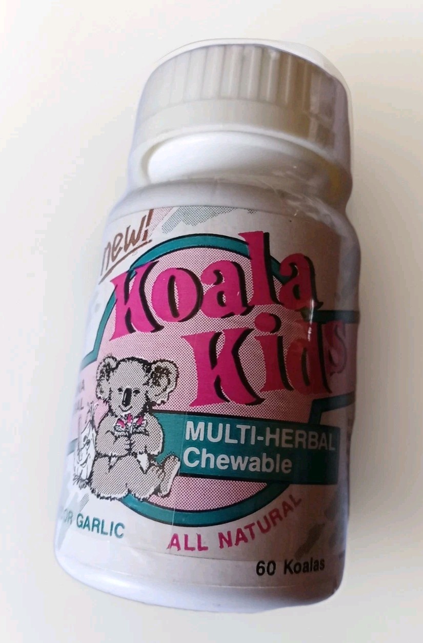 Vintage Multi Herbal Chewable Koala Kids All Natural Unopened 05/94