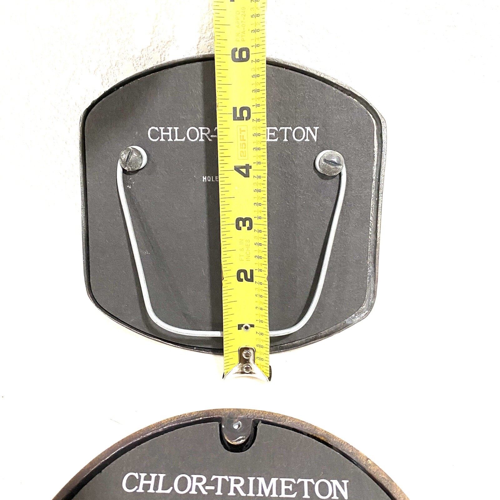 Vintage Pharmaceutical Pharmacy Chlor Trimeton Wall Hanging Set Of 2 1977 1979
