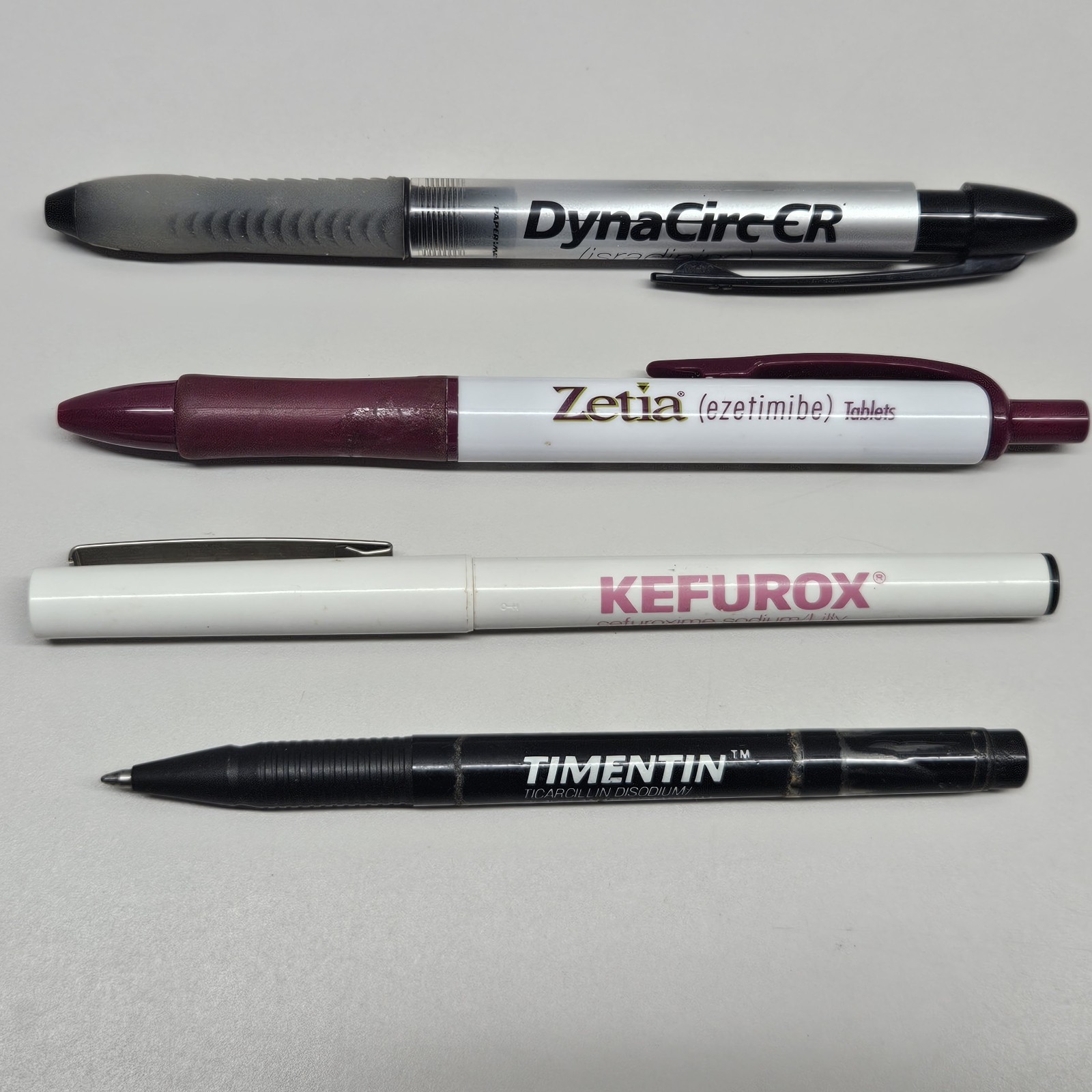 Vintage Pharmaceutical Pens Lot Of 18 Various Brands Sales Rep *Not All Write