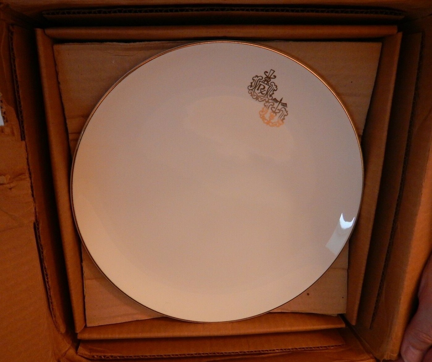 4 Vintage Crestware Owens Illinois Pharmacist RX Dr Caduceus Dinner Plate