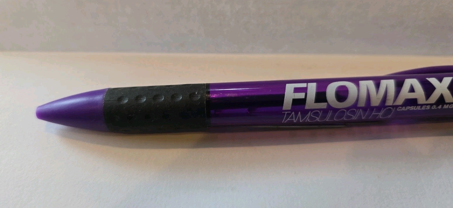Flomax Pen Promotional Drug Pharmaceutical Rep Advertising Pharma Vintage WRITES