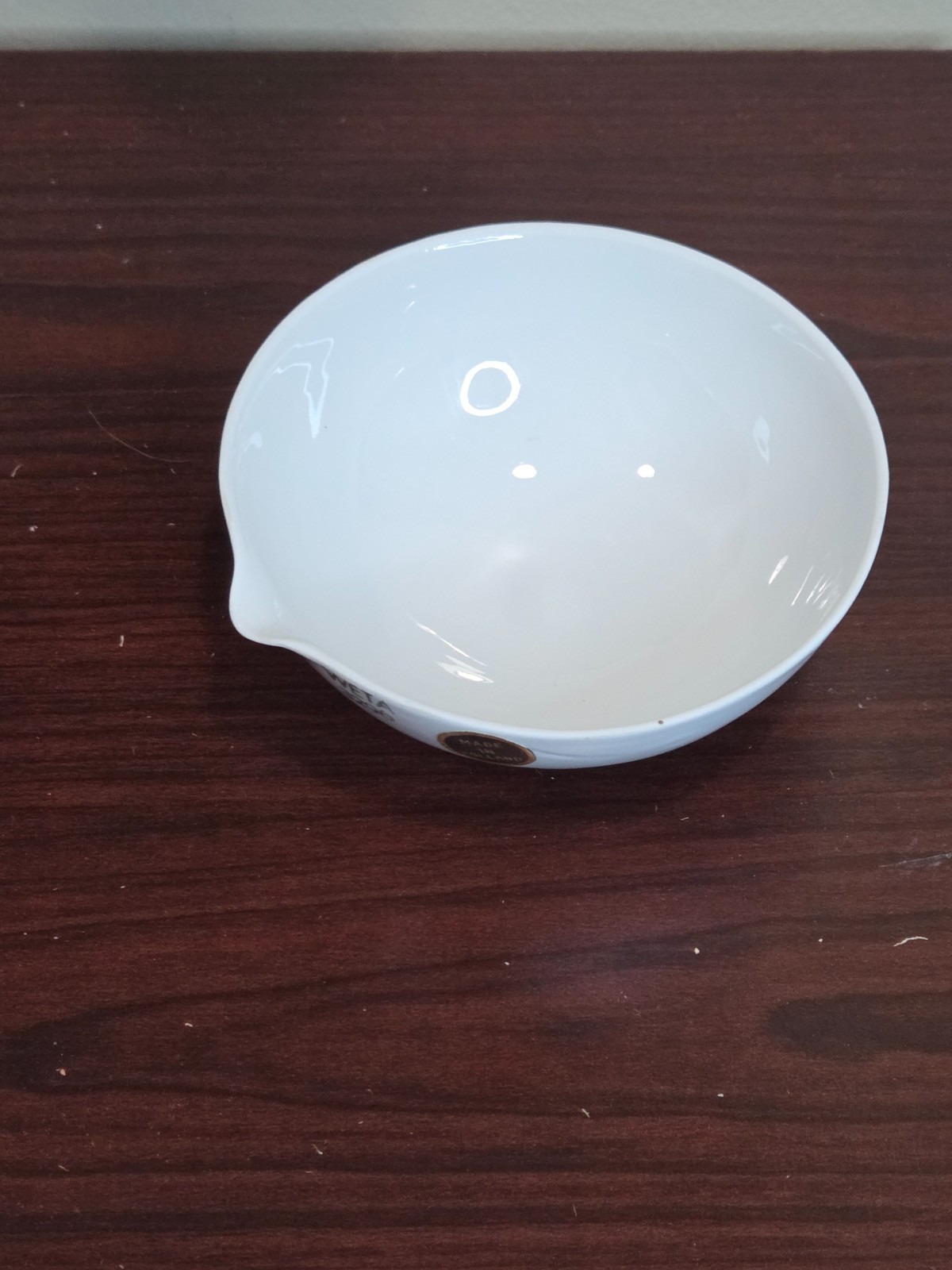 VTG Weta 6 Holland Porcelain Evaporating Lab Dish Bowls with Spouts MERCER Glass