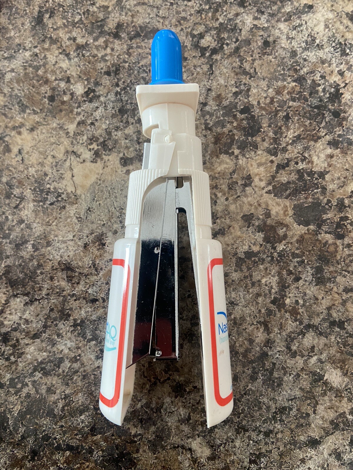 Vintage Nasacort Stapler Pharmaceutical Rep Advertisement
