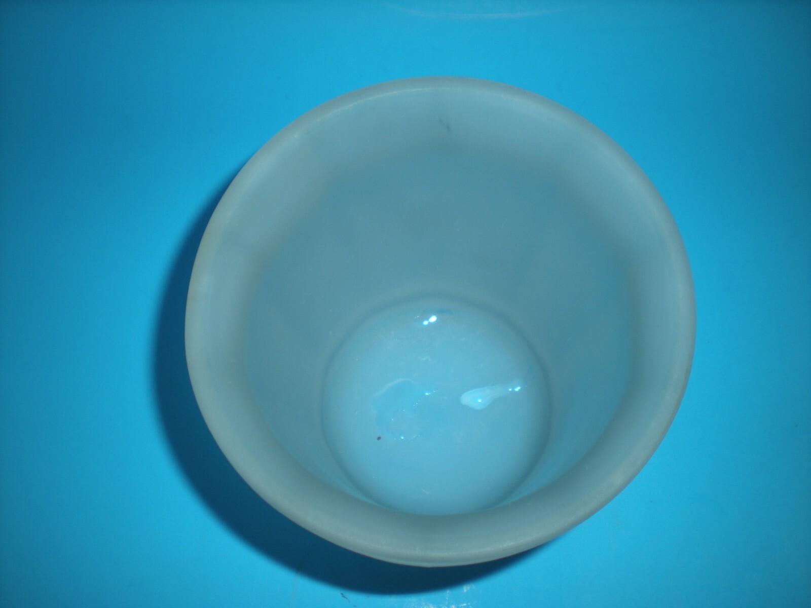 10″ vtg Apothecary Canister Jar with Ball Dome Lid Very Heavy & Thick glass