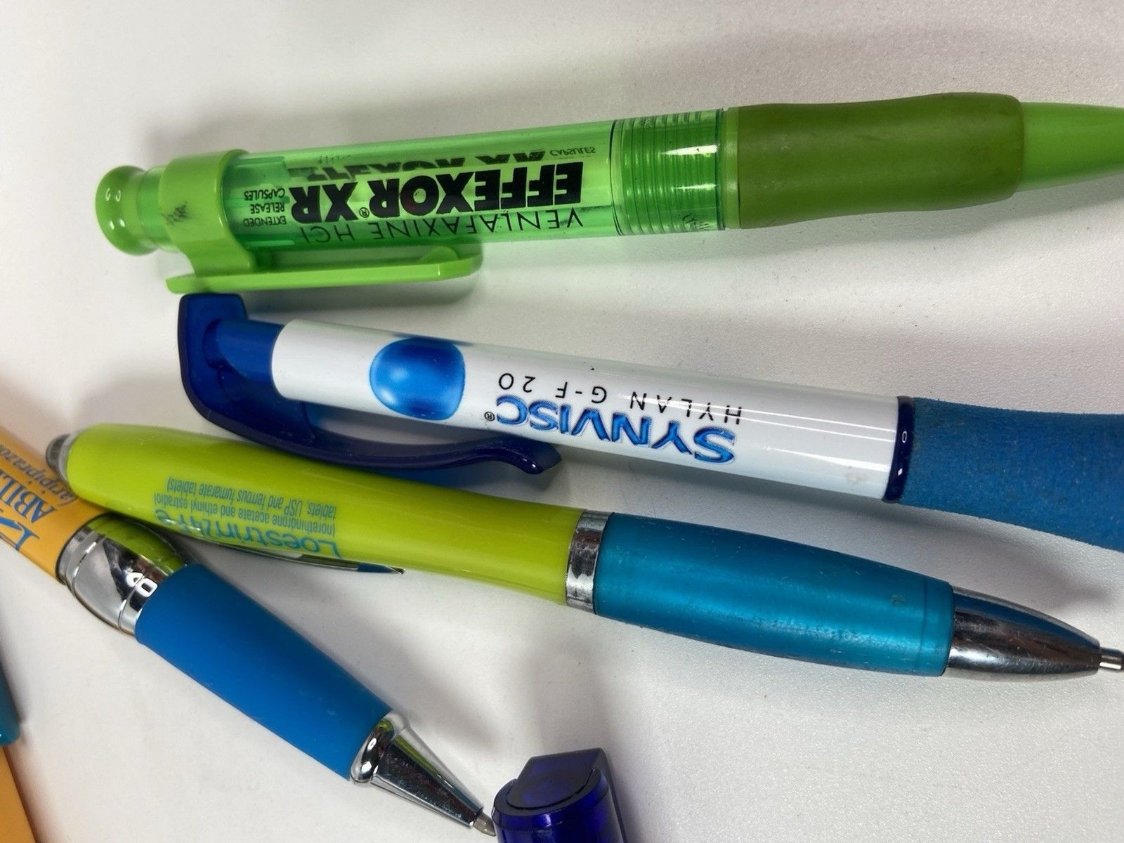 Pharmaceutical Drug Rep Collectible Promo Pen And Paper Lot