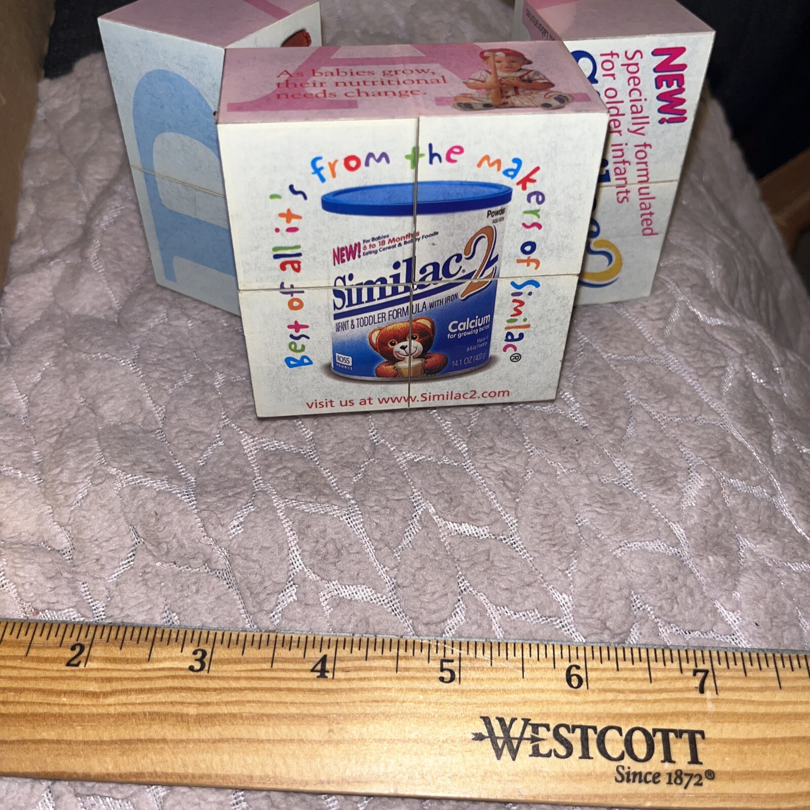 2000 Similac Baby Formula Rubix Cube Sales Rep Marketing Advertising Sample Tool