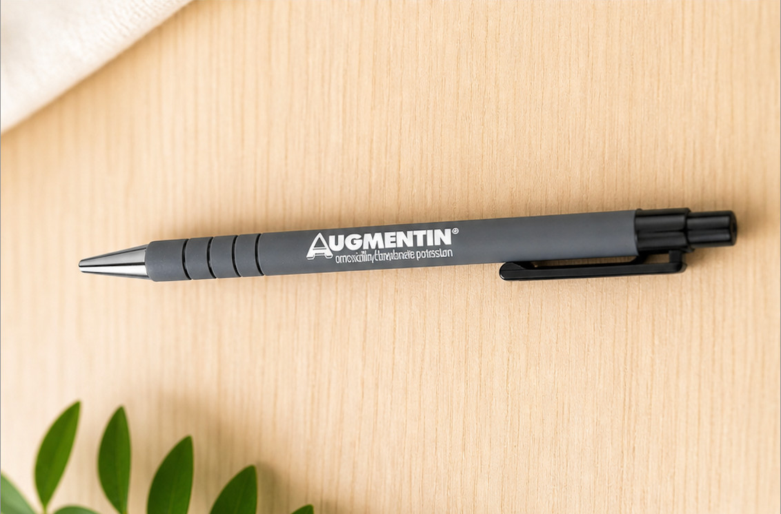 Augmentin-Black Pen-Pharmaceutical Drug Rep Collectible