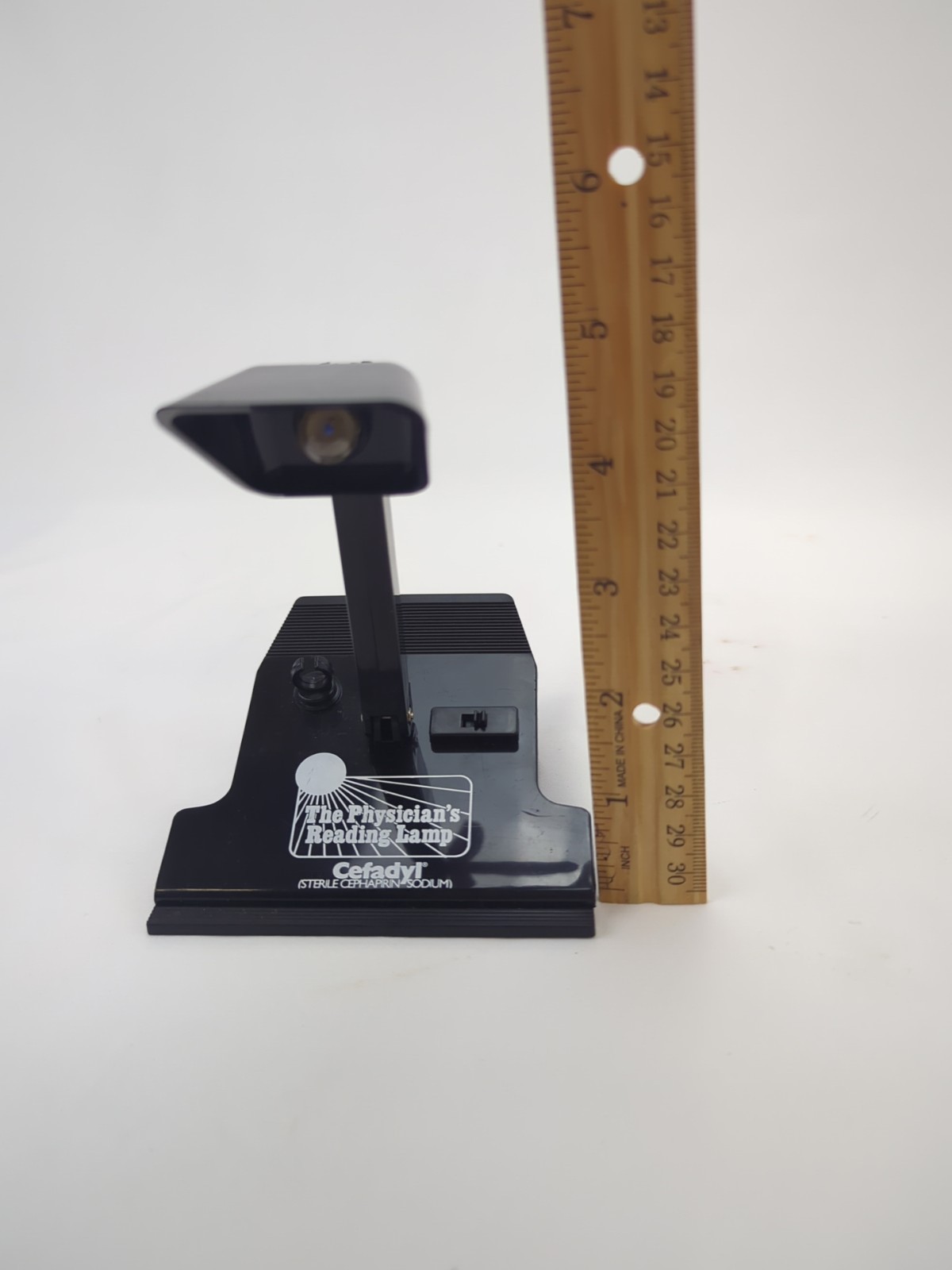 Drug Rep Pharmaceutical Advertising Clip On Reading Lamp Cefadyl