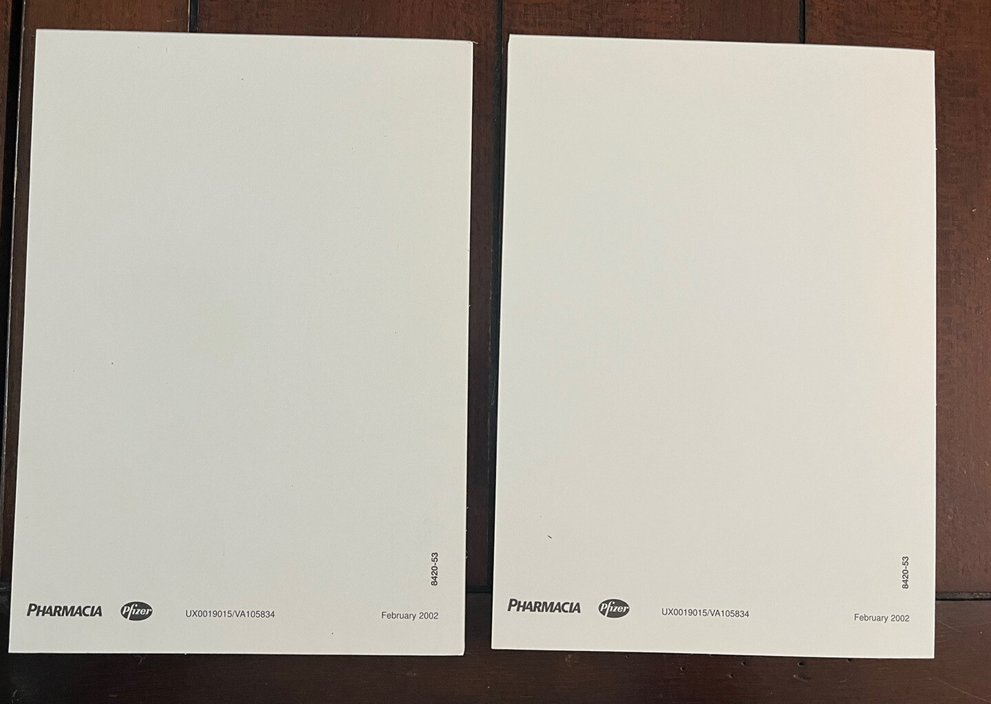 BEXTRA Tablets Advertising Notepads Two Pfizer Pads