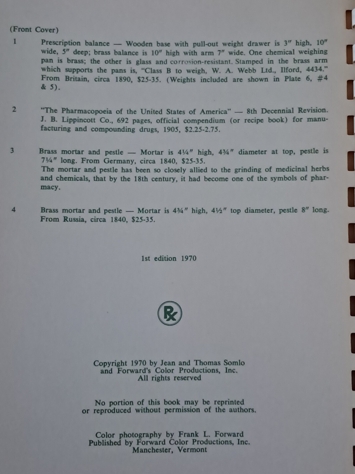 1st Edition Pharmaceutical Antiques and Collectables Price Guide