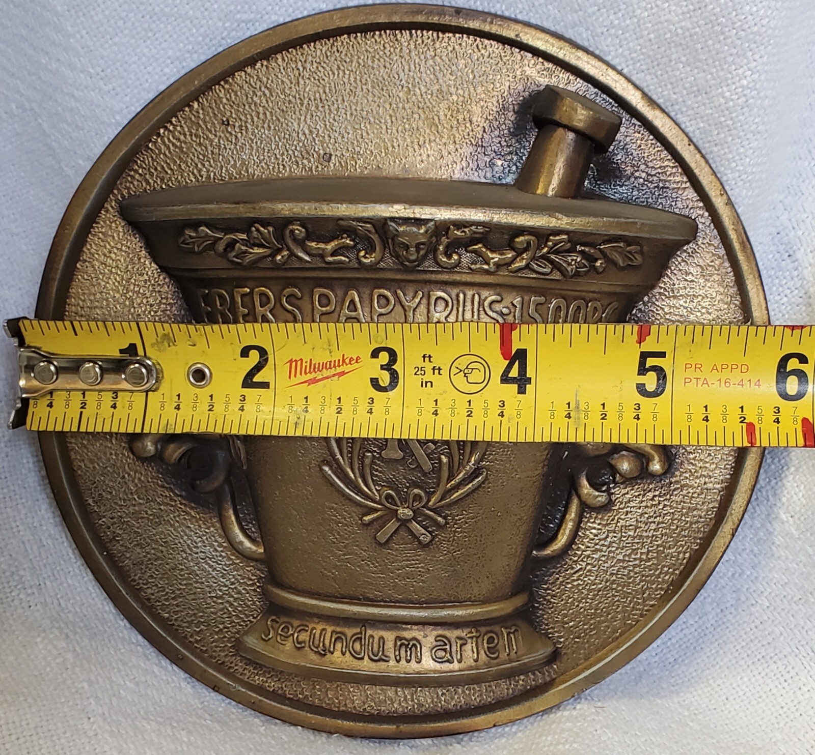 1978 Mortar & Pestle Chlor-Trimenton Pharmacy Wall Hanging Pharmaceutical Rep Ad