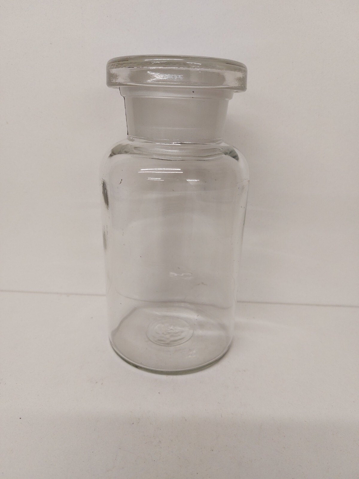 Antique Glass Pharmacy Chemist Apothecary Science Bottle With Stopper