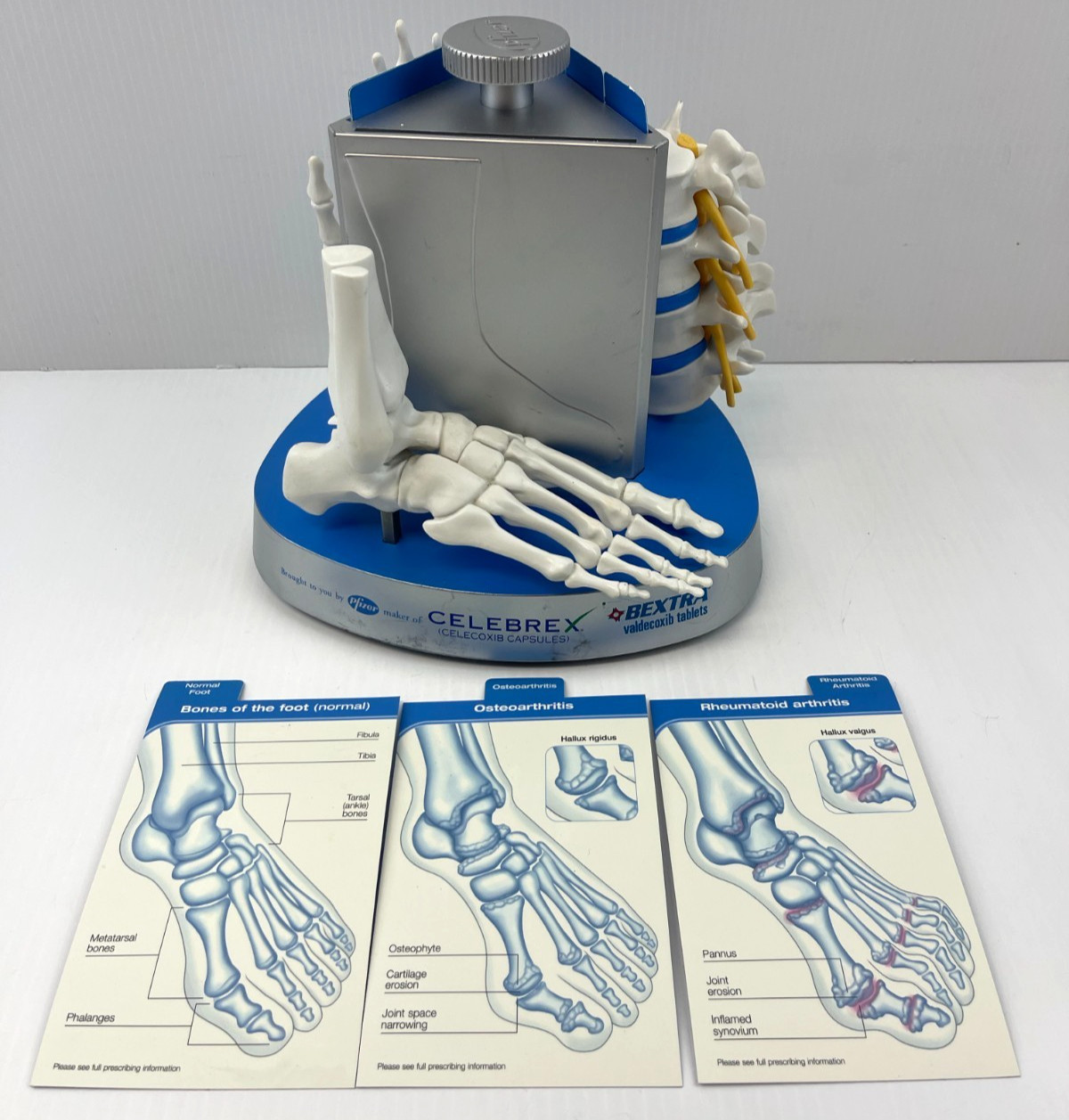 Pfizer Pharmaceutical Advertisement Celebrex Bextra Arthritis Display Model