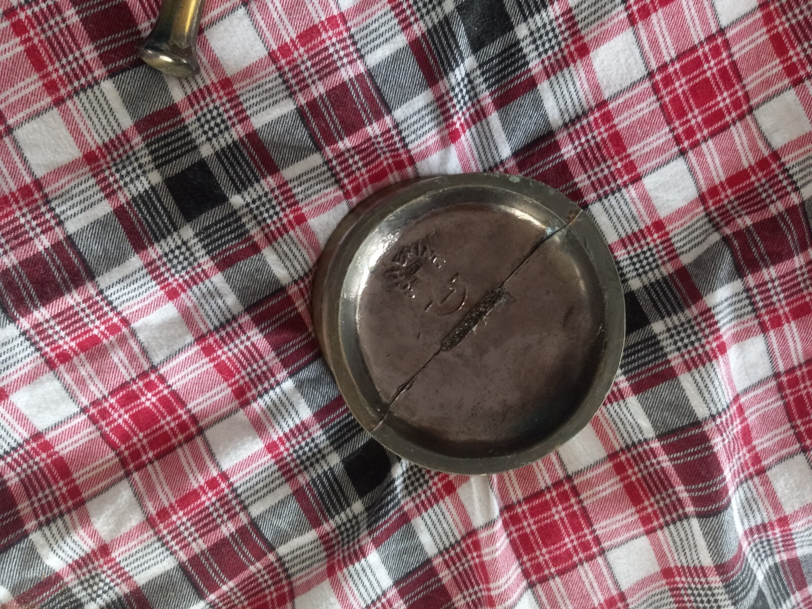 150th Anniversary Brass Mortar & Pestle-Coricidin (OC) Schering Established 1820