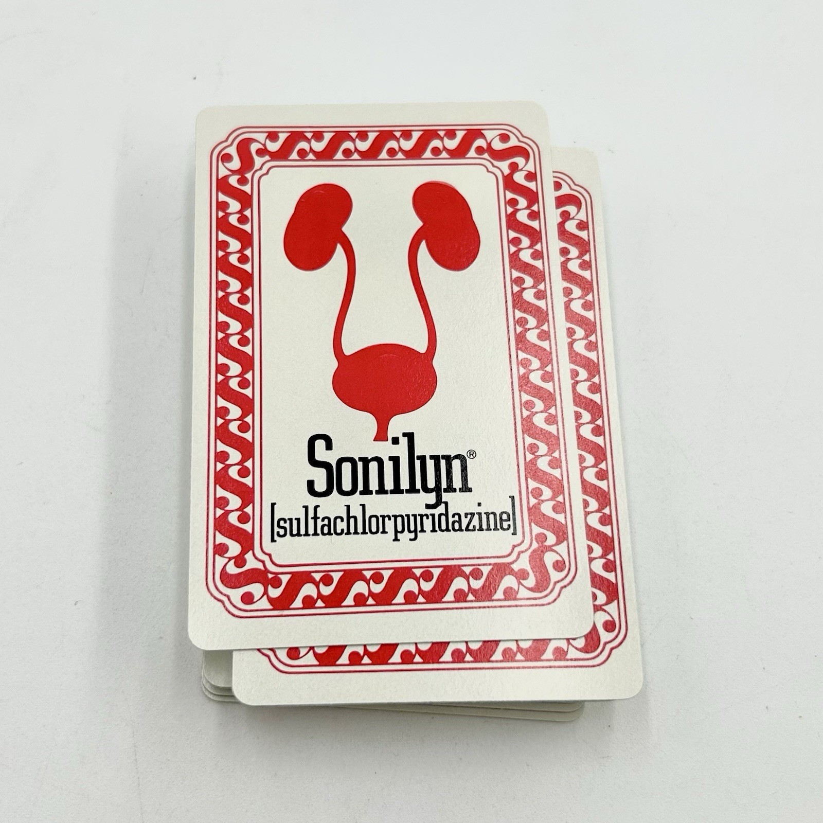 VTG Pharmaceutical Playing Cards Sonilyn Kidney Bladder Medical Swag 1969 Arrco