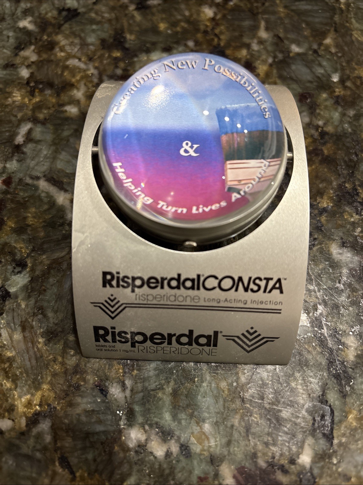 Risperdal Desk Clock