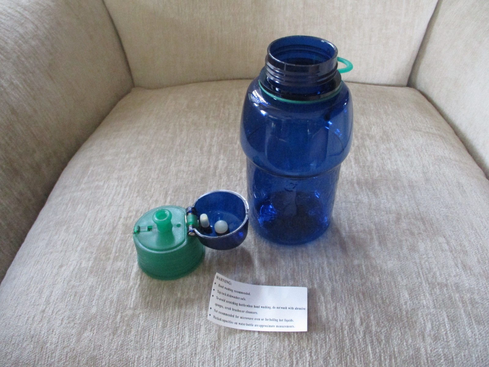 New Blue Rhinocort Pharmaceutical Water Bottle Drug Rep Collectible