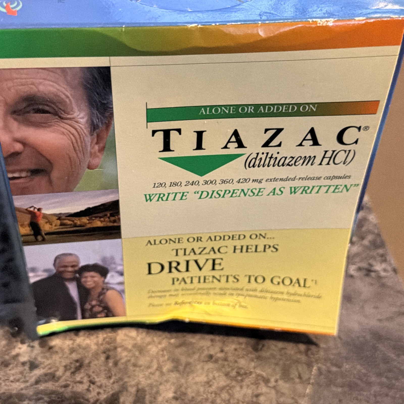 Forrest Pharma/Sankyo Pharma Tiazac Tissue Box Unopened Drug Rep Promo 2000s Lot