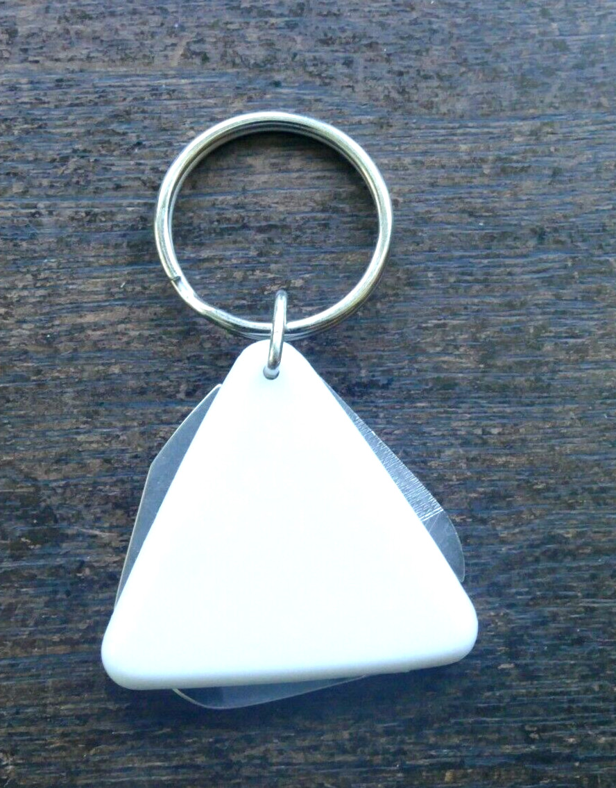 HYTRIN TERAZOXIN KEYCHAIN LETTER OPENER KNIFE Triangular NEW NOS Orig Box SALE