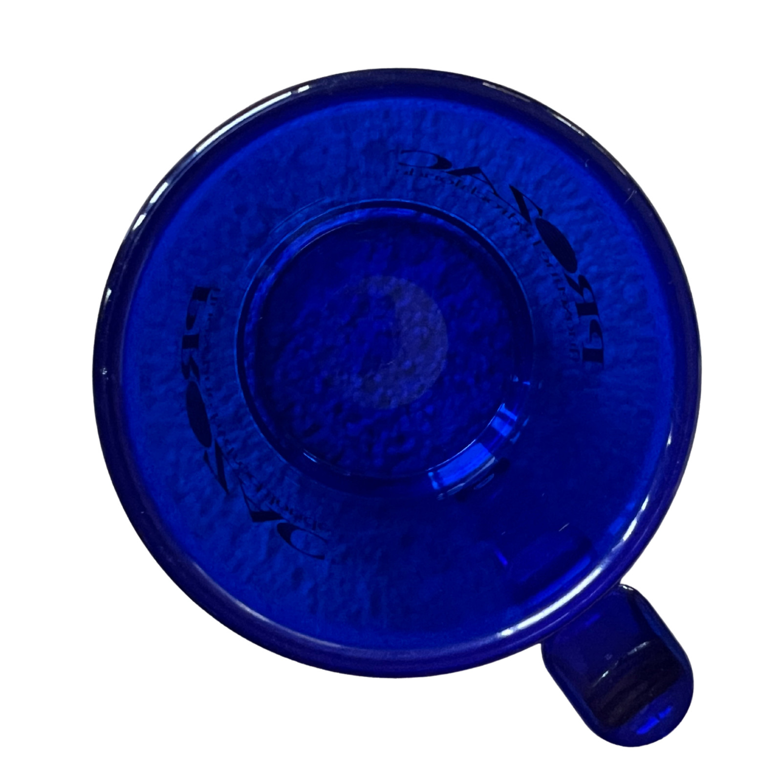 Prozac Pharmaceutical Pharma Drug Rep Promotional Mug – Blue Plastic with Lid
