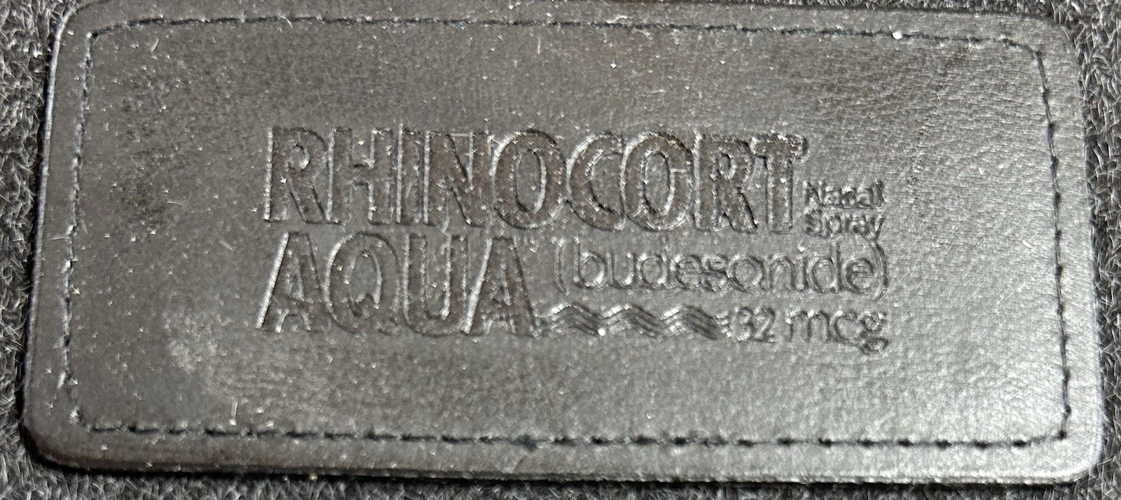 Rhinocort AQ Aqua AstraZeneca Pharmaceutical Advertising Leeds Notebook Wallet