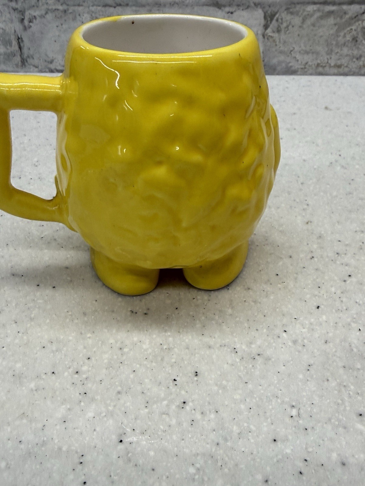 Vintage Actos Family Pharmaceutical Drug Rep Mug Pancreas Character Yellow