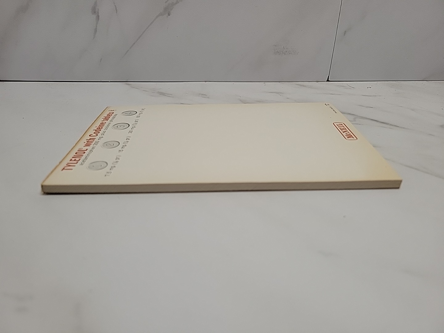 Vtg Tylenol Codeine McNeil Pharmaceutical Writing Tablet Promo 1972 USA NOS
