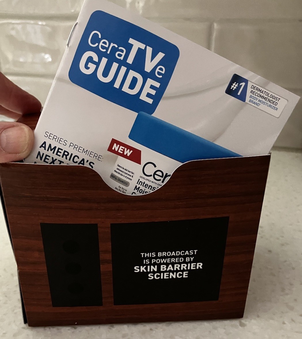 CeraVe Pharma Dermatology Promo Merch Vintage TV W/ Audio Ad (video in listing)