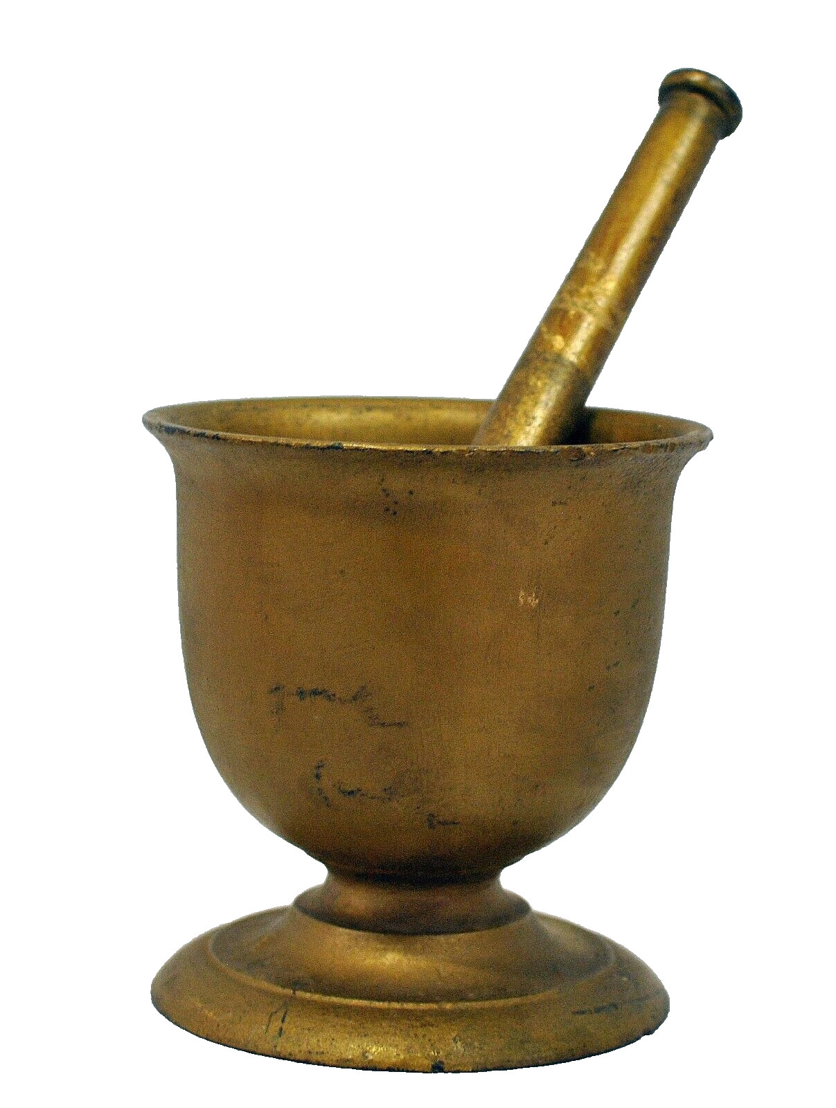 Antique Pharmacy Window Advertising Mortar Pestle 8 1/2″ x 8 1/2″ Drug Store USA