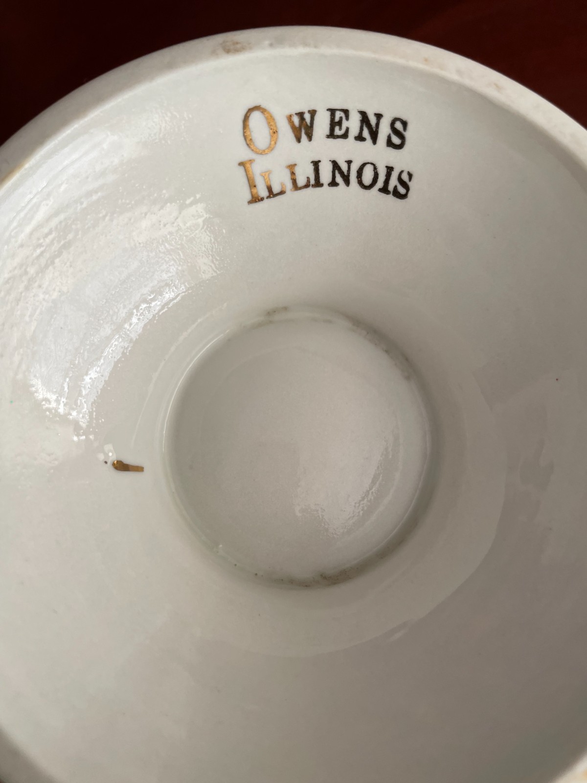 Vintage Owens Illinois RX Porcelain Pharmacy Apothecary Mortar Prop Halloween