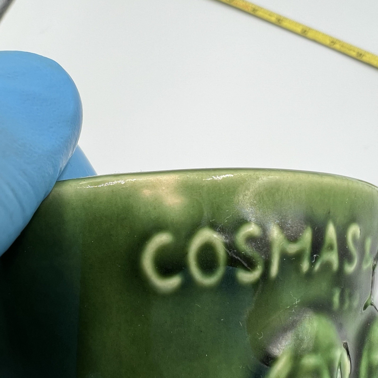 Vtg Schering Advertising Coricidin Cosmas & Damian Mug