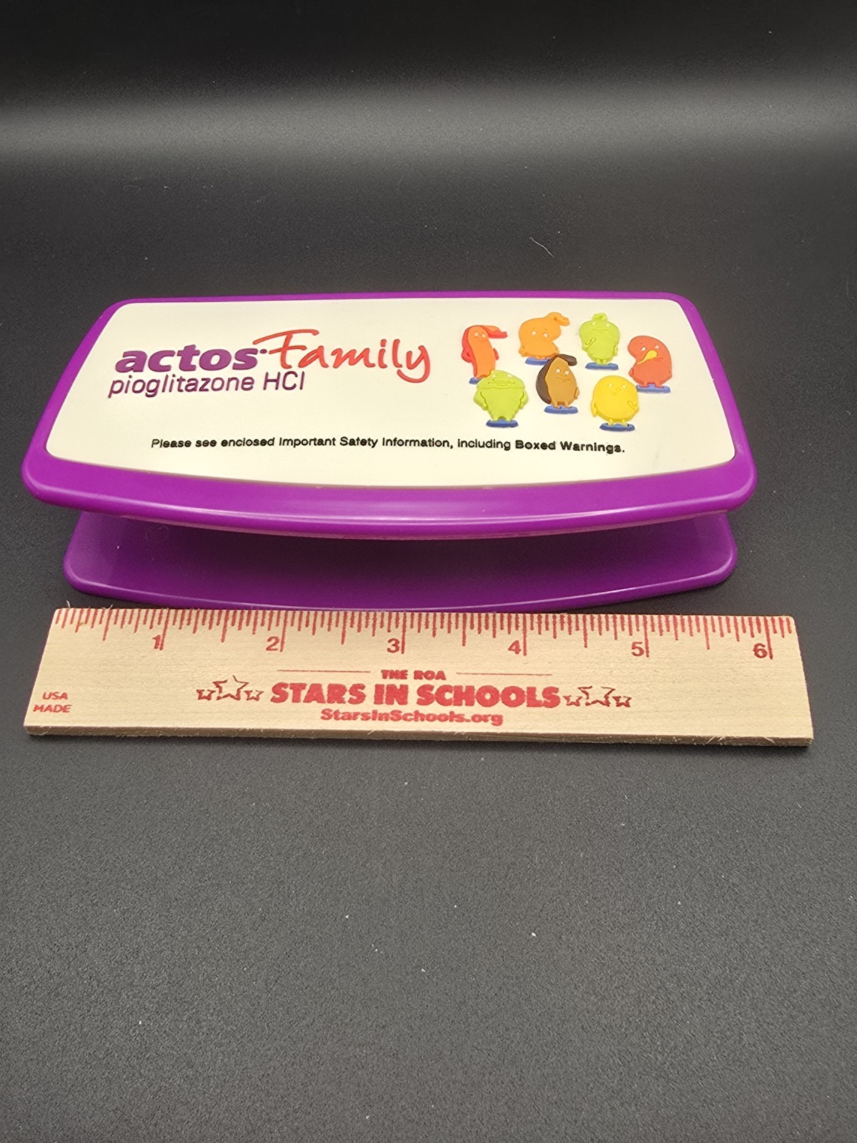 Actos Family Pharmaceutical Advertising Bag Holder Magnetic Back