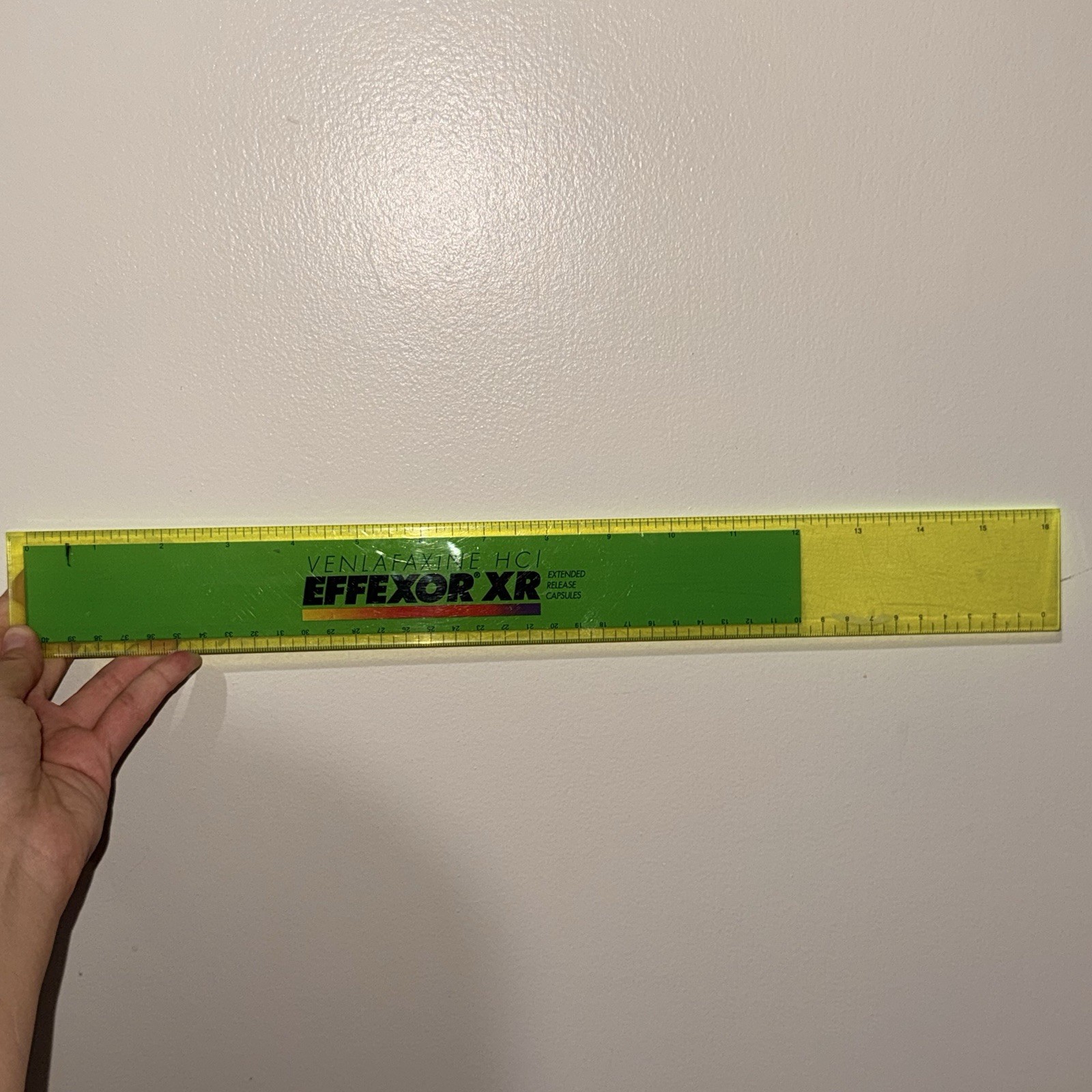 Effexor XR Green Ruler Pharmaceutical Drug Rep Promo Advertising