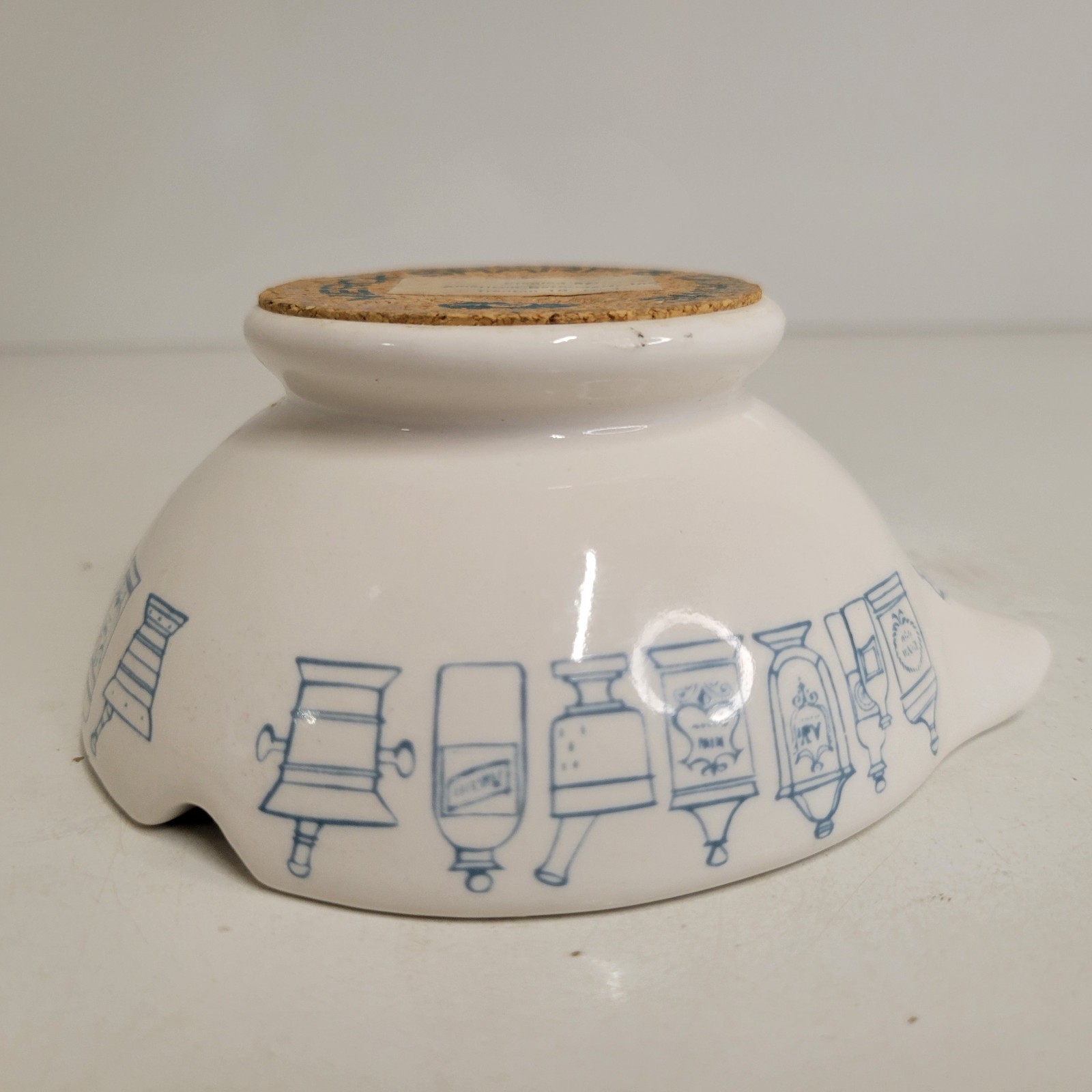 VTG Merck Sharp & Dohme Porcelain Pharmacy Mortar & Pestle Ashtray MSD C. Lamb