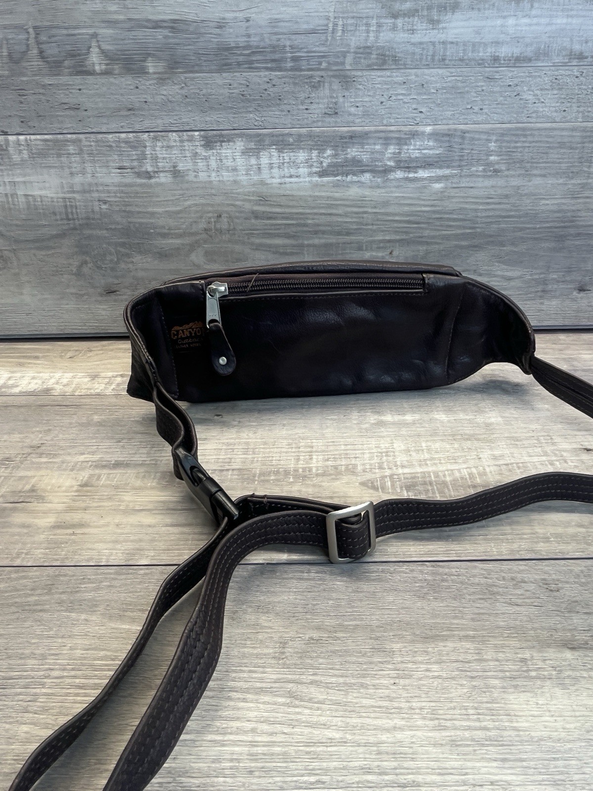 NAROPIN Leather Fanny Pack Drug Pharmaceutical Rep Promo Advertising Canyon