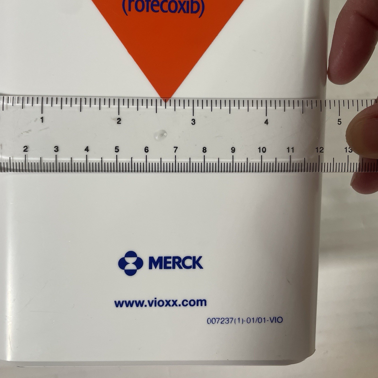 Vioxx By Merck Pharmaceutical Drug Rep Rx Paper Cup Dispenser Promo RARE
