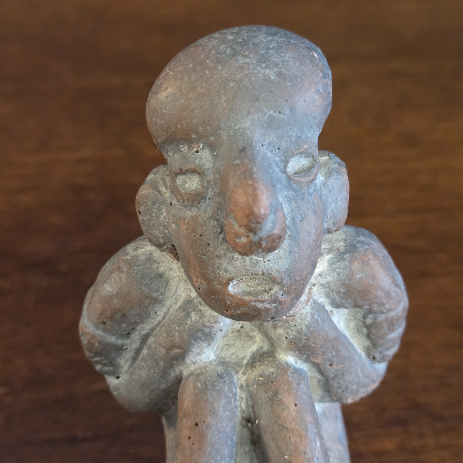 Vintage Schering Pharmaceutical Mayan Advertising Figure Asthmatic Attack