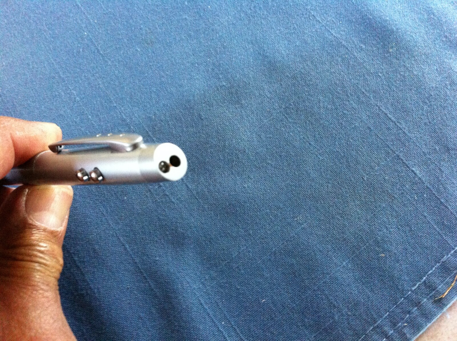1 metal Caduet laser pointer drug rep pen with stylus