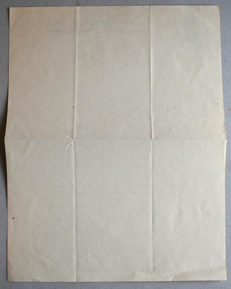 William R. Warner Medicine Drug Pharmacy Laboratories Vintage 1925 LETTERHEAD