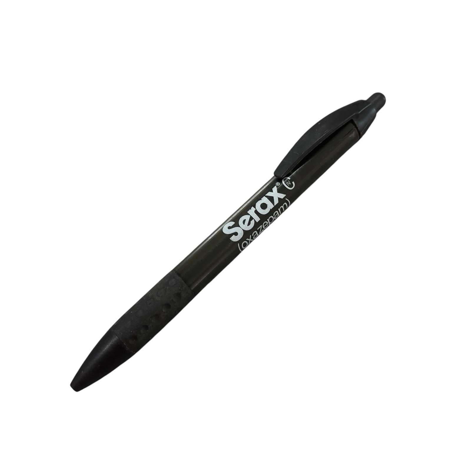 vintage pharmaceutical Ink Pen Serax Oxazepam Black