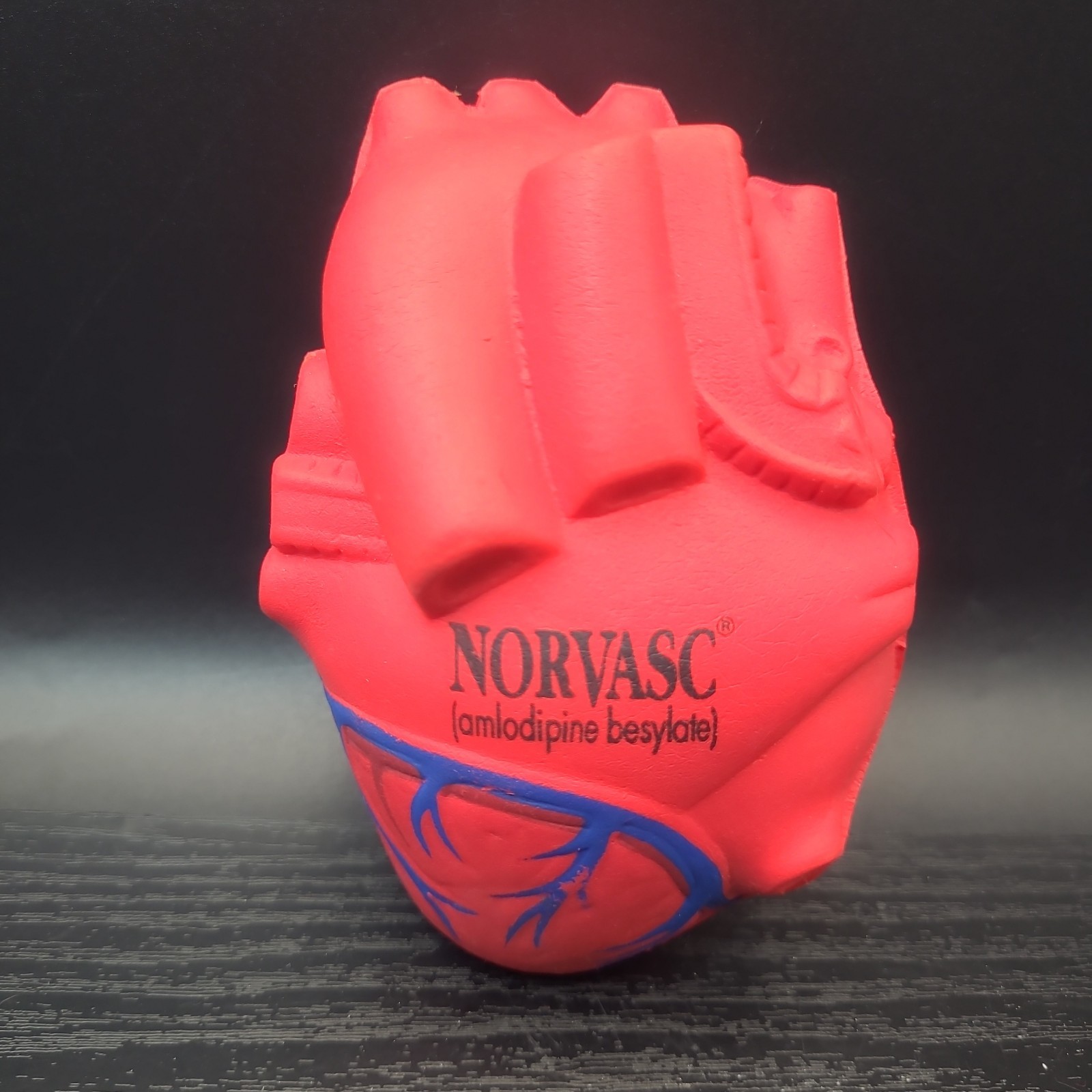 Pharmaceutical Norvasc Amlodipine Besylate Heart Stress Ball Collectible