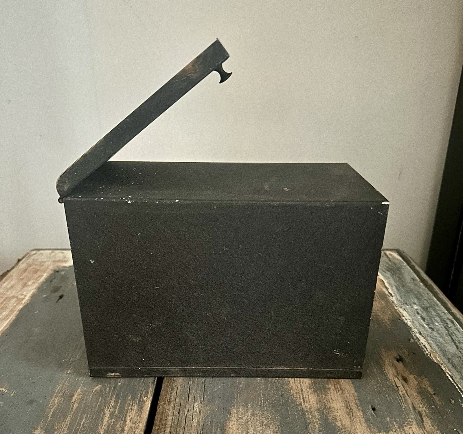 Vintage Prescription Record Metal File Box Great Industrial Decor